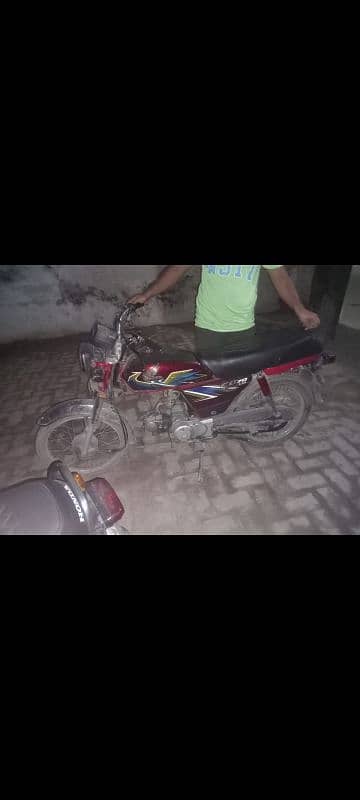 Red honda bike for sale 1