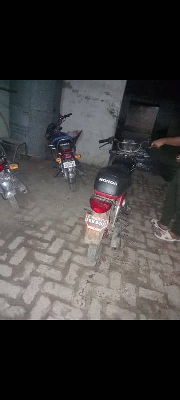 Red honda bike for sale 3