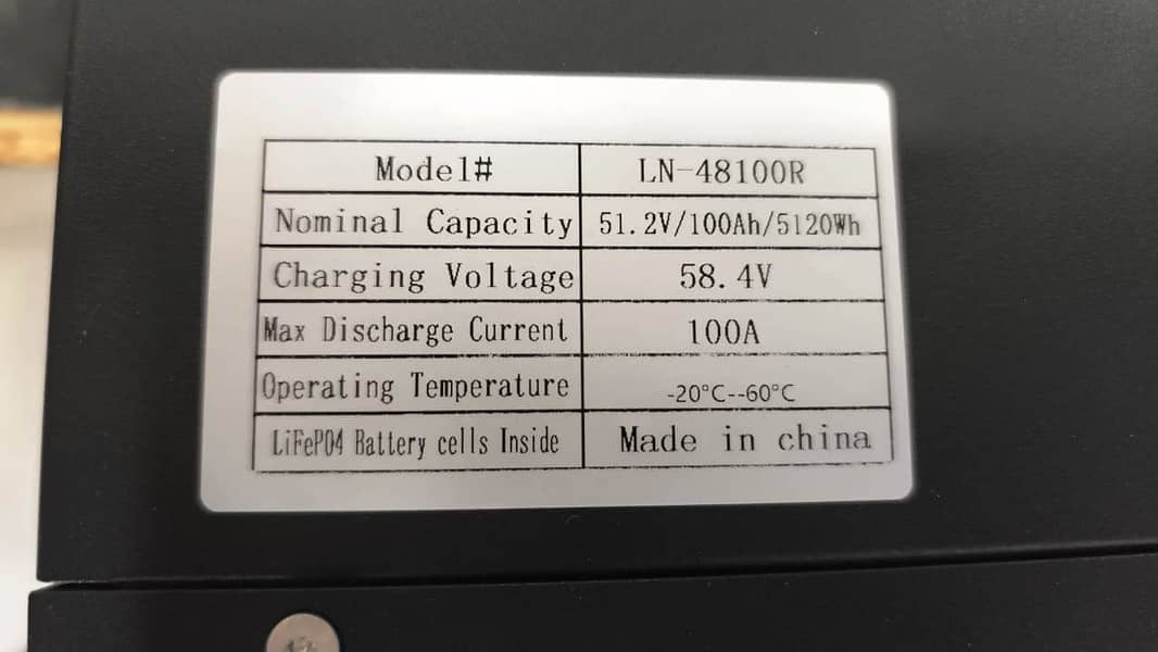 Lithium Battery 51.2V 100Ah 13