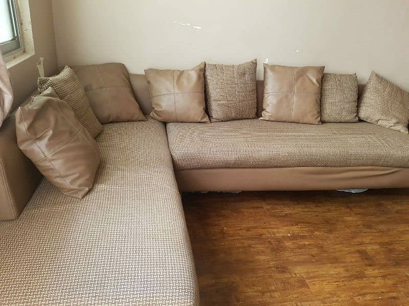 L shaped sofa set 1