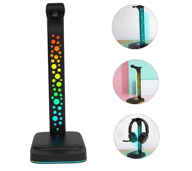 RGB Gaming Headphone Stand Multicolor 1