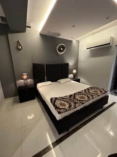 1 bedroom black theme new appartment only for families gas WiFi electricity available 0