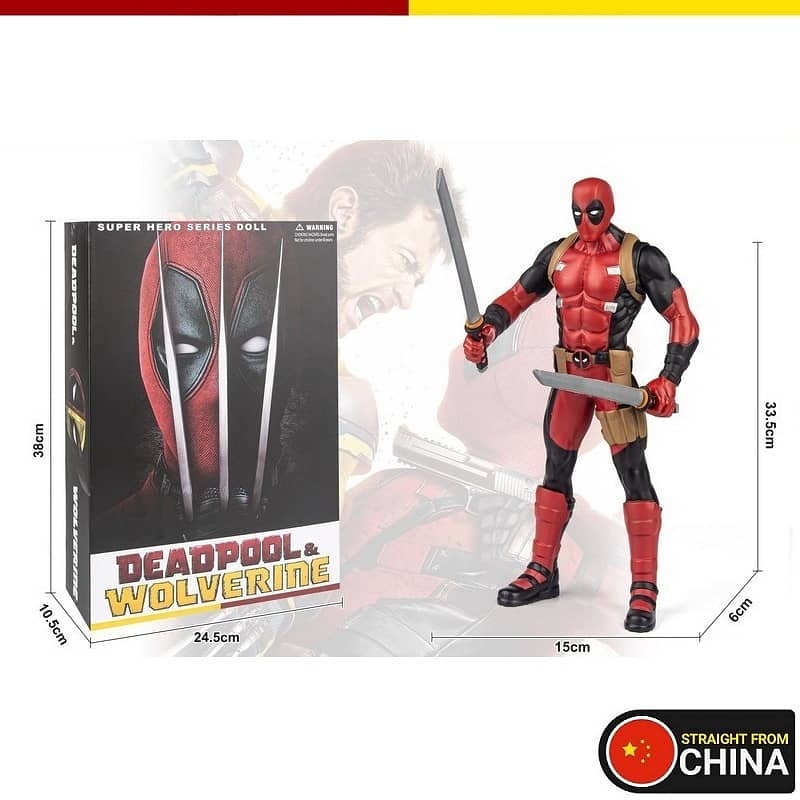 Imported Action Figures from Deadpool , Venom , Spiderman , Godzilla 0