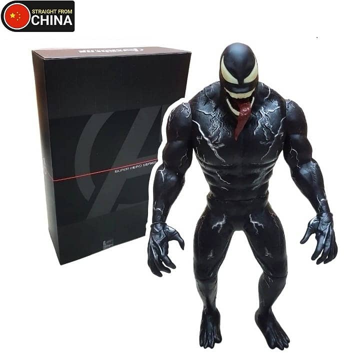 Imported Action Figures from Deadpool , Venom , Spiderman , Godzilla 4