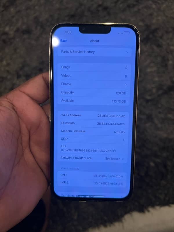 iphone 13pro max 128GB DISPLAY MSG (NON PTA) 6