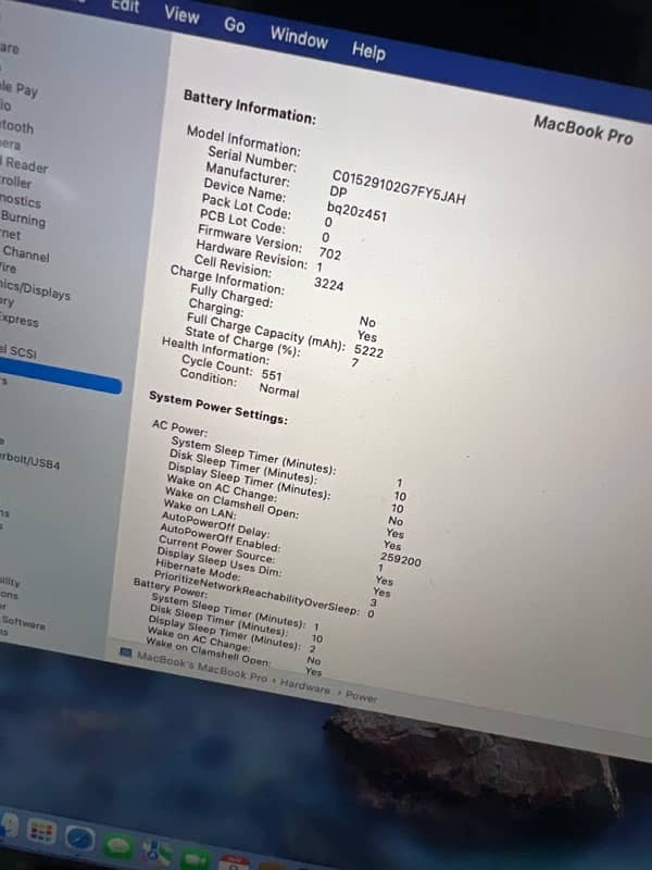 Macbook pro 2015 13” 16gb 256gb 2