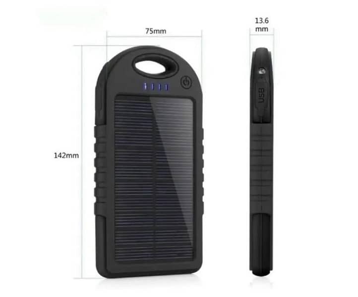 10000mAh solar power bank 2