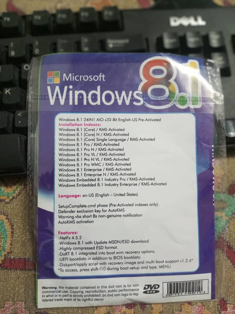 WINDOWS 8.1 PC DVD PRE ACTIVATED 1