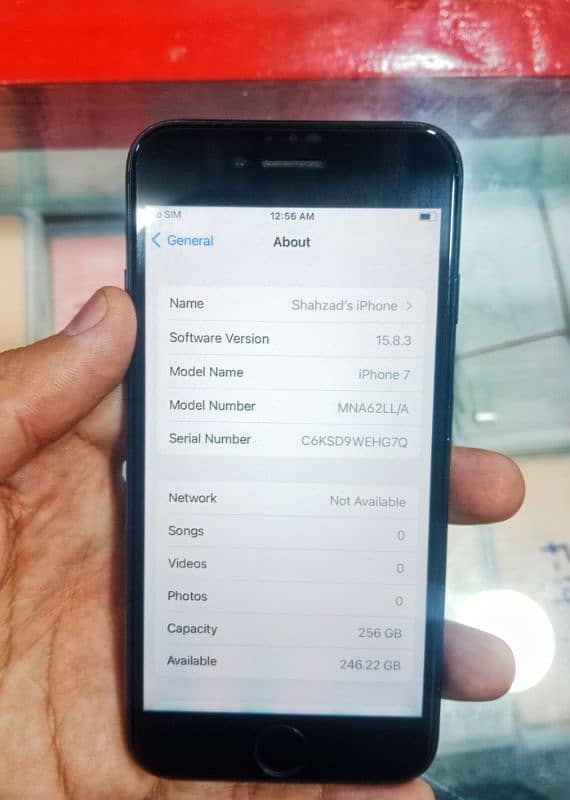 iphone 7 (256 GB) Pta Approved 3