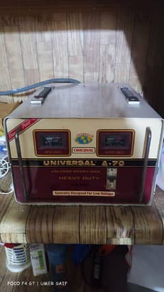 Universal original Stablizer 7000 watt Model # A-70 pure cooper