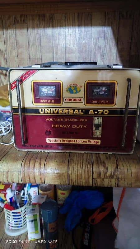 Universal original Stablizer 7000 watt Model # A-70 pure cooper 1