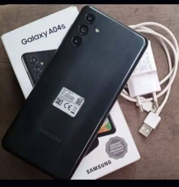 SAMSUNG GLAXY A04S . . . 4/64 GB PTA APROVED. with BOX. 5000MAH BATERY 2