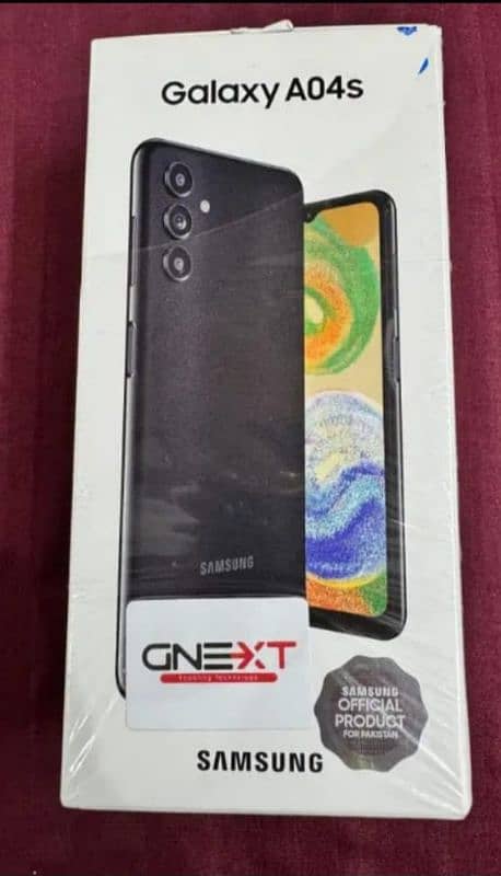 SAMSUNG GLAXY A04S . . . 4/64 GB PTA APROVED. with BOX. 5000MAH BATERY 5