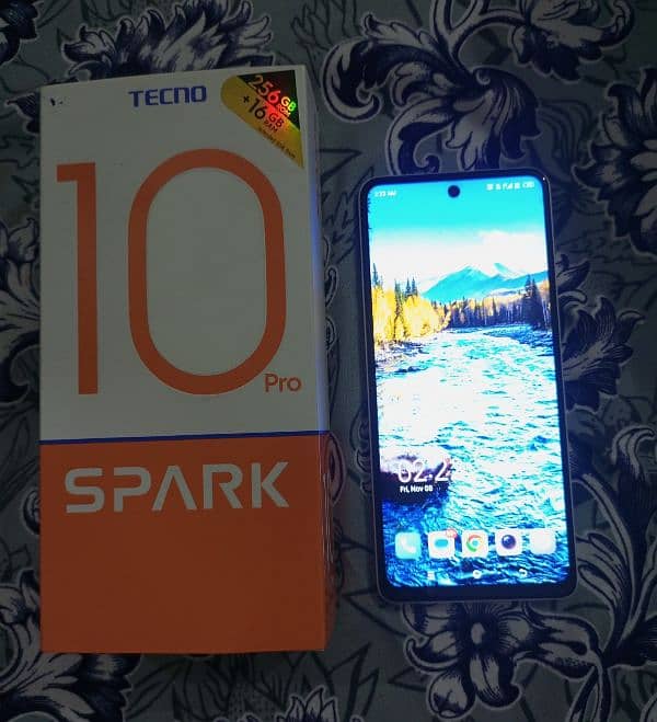 Tecno spark 10 Pro 16gb/256gb white color 1