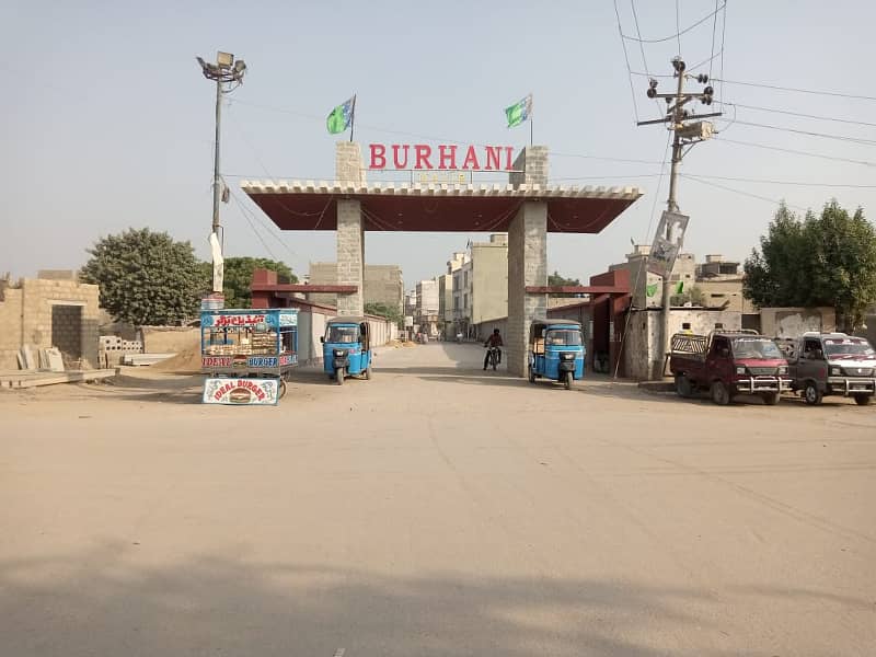 100 Sq Yard Plots on Instalment in Burhani Society Malir 4