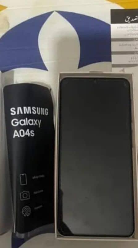 SAMSUNG GLAXY A04S . . . 4/64 GB PTA APROVED. with BOX. 5000MAH BATERY 9