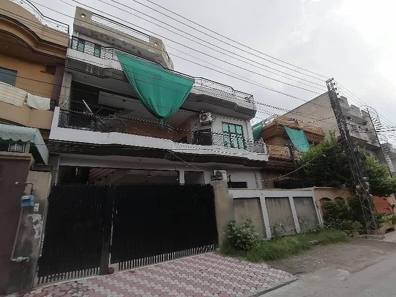 Triple Storey 10 Marla House For sale In Marghzar Officers Colony Marghzar Officers Colony 1