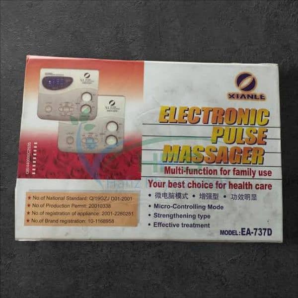 Electronic pulse massager model EA-737D 1