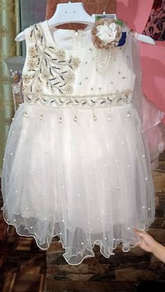 new frock white color argent sale