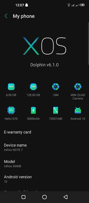 Infinix note 7 • 6/128 | Pta Approved 4