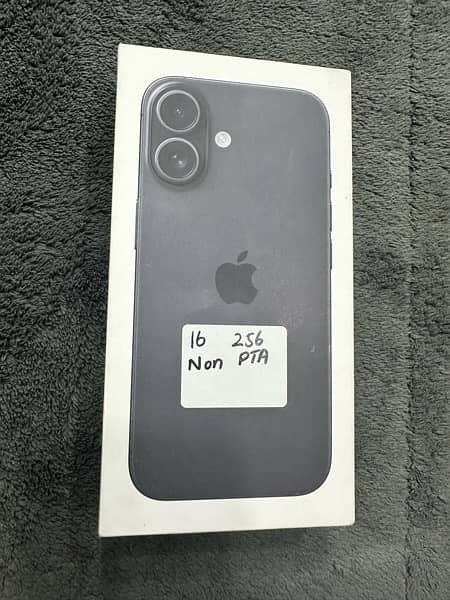 Apple Iphone 16 256GB Black box pack Non active 0