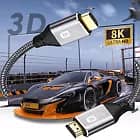 3 Meter JSAUX 4K@60Hz Mini DisplayPort to HDMI 2.0 Cable,, DTS-HD, 3D 1