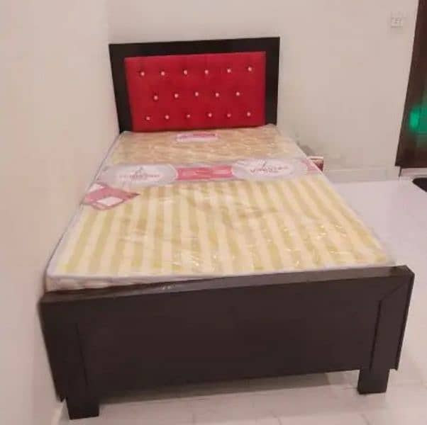 single bed, poshish single bed, bed, side table, dressing 14