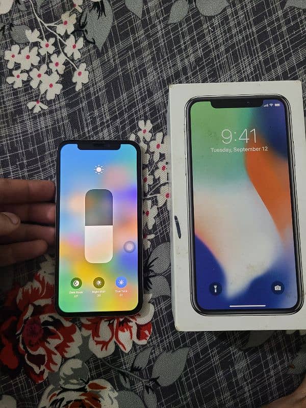 I phone X pta approved 64 gb gud condition 0