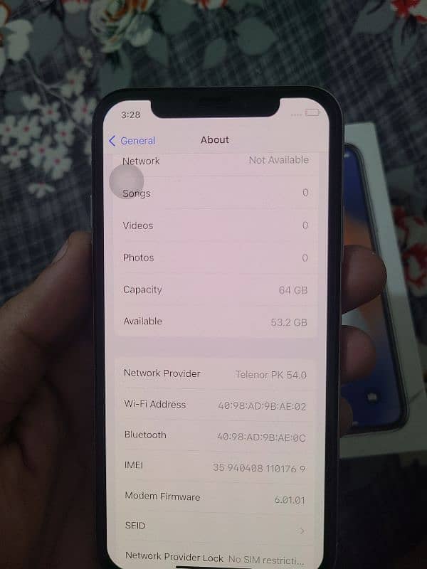 I phone X pta approved 64 gb gud condition 5