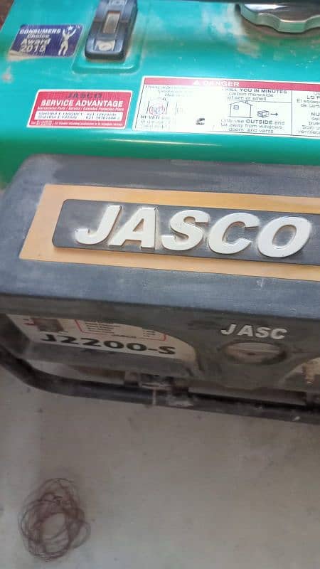 Jasco Generator 2.5 KVA Self Start Gasoline with Gaskit 1