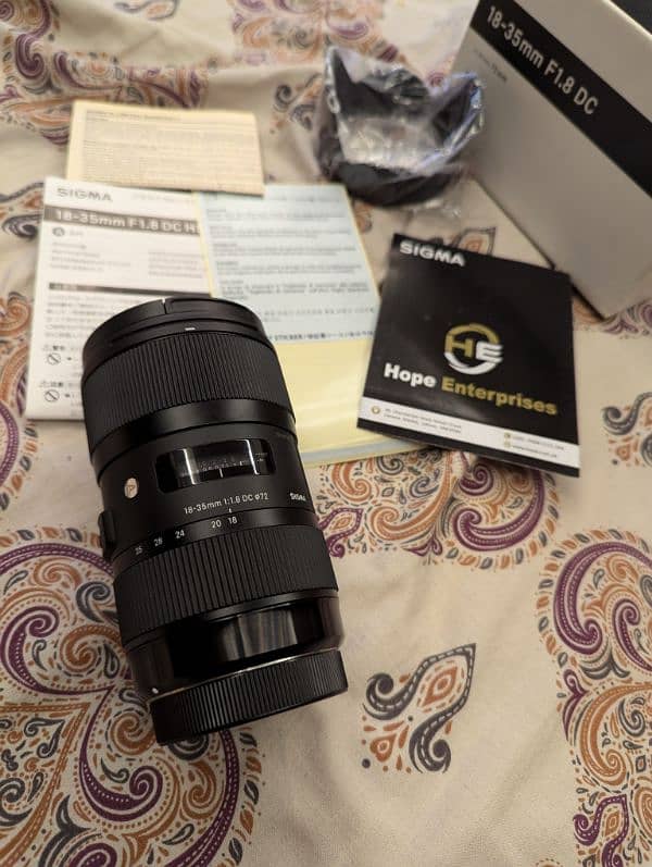 Sigma 18-35mm F1.8 Canon Mount 10/10 Like New 0