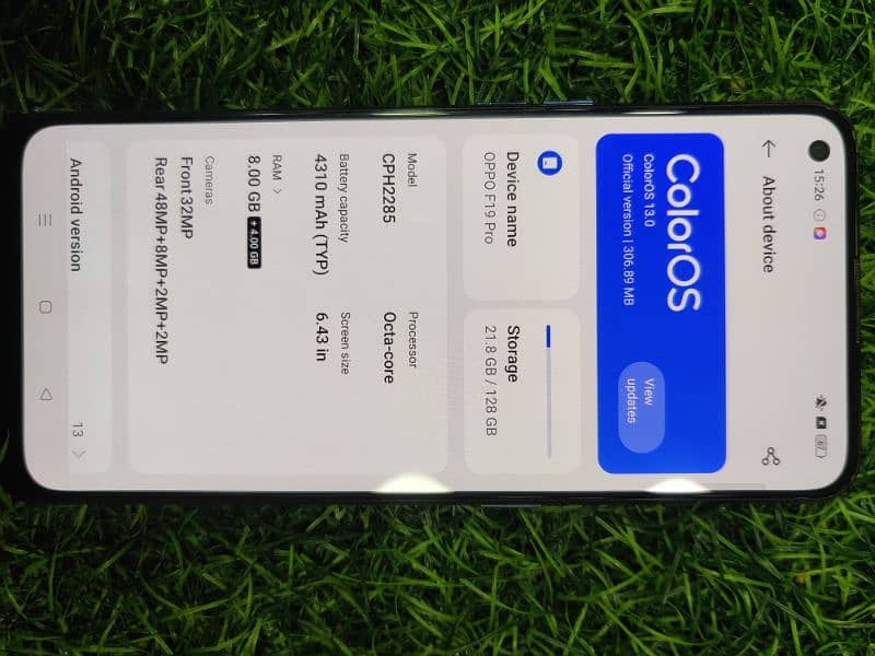 OPPO F19 pro 8/128 with box 9