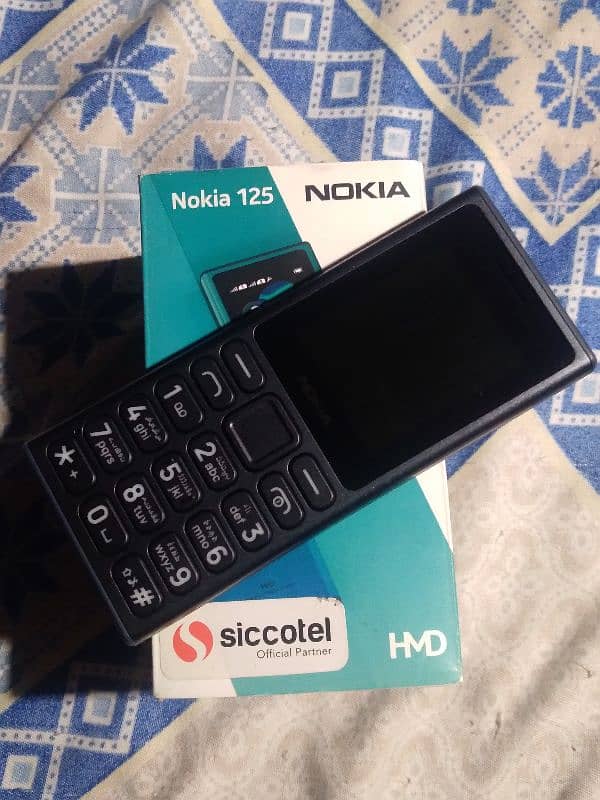 Nokia 125 new model just Box open no open no repair condition 10/10 . 2