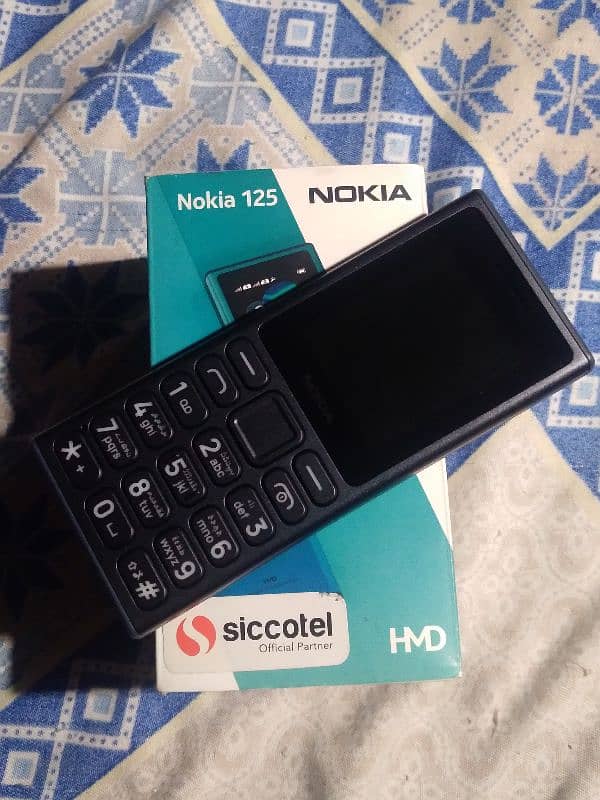 Nokia 125 new model just Box open no open no repair condition 10/10 . 16