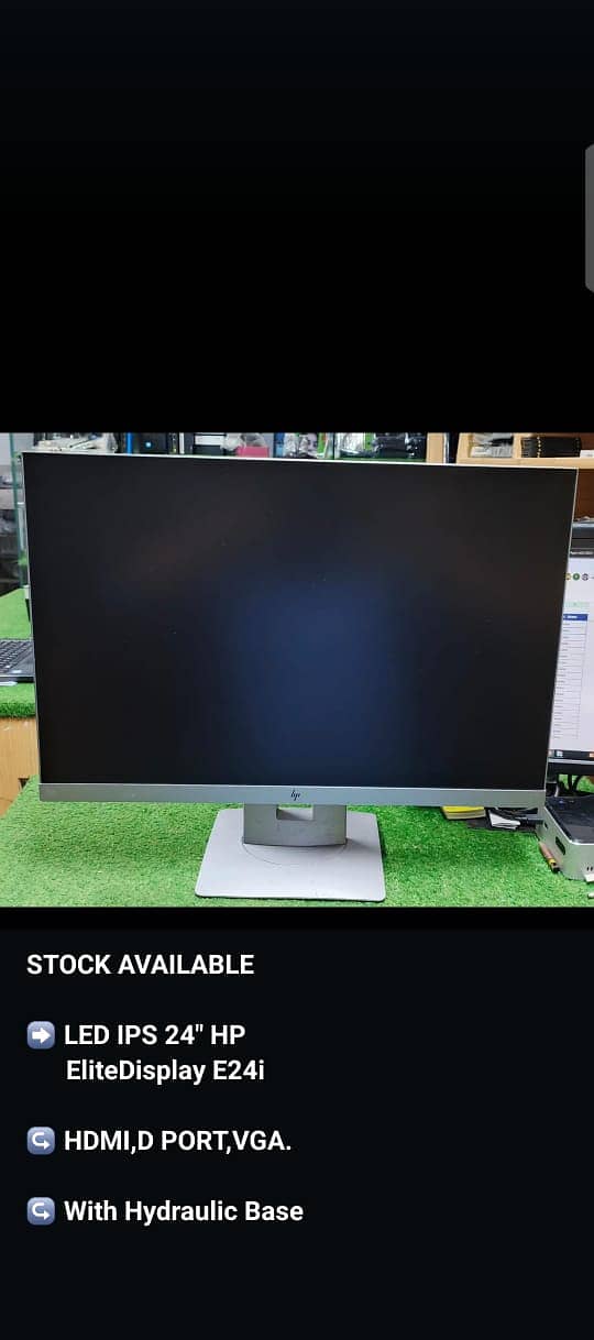 HP Elite Display E243i Monitor Screen resolution 1920 x 1200 IPS Plus 4