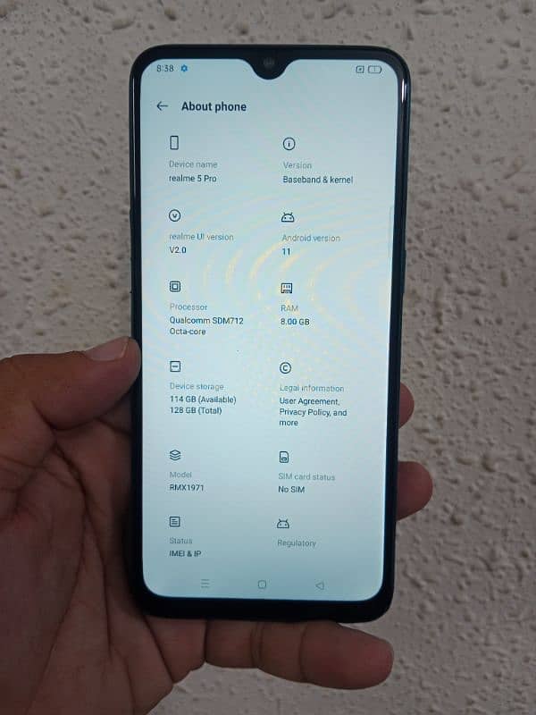 Realme 5 pro 8/128 , Exchange possible 3