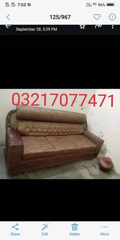 3 seater 1 sofa and 1 seater 2 sofa total 5 seaters 0