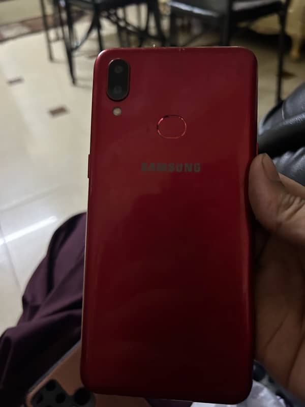 Samsung A10s red colour 1