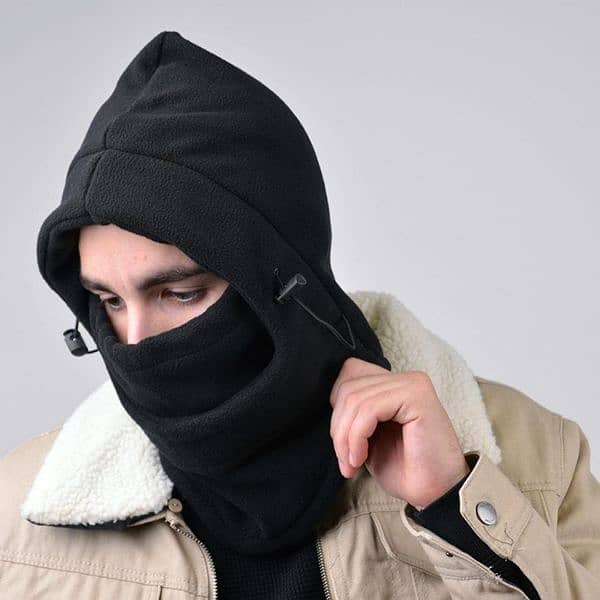 Men's cover Face in winter 1 PC Fleece plain balaclava 0