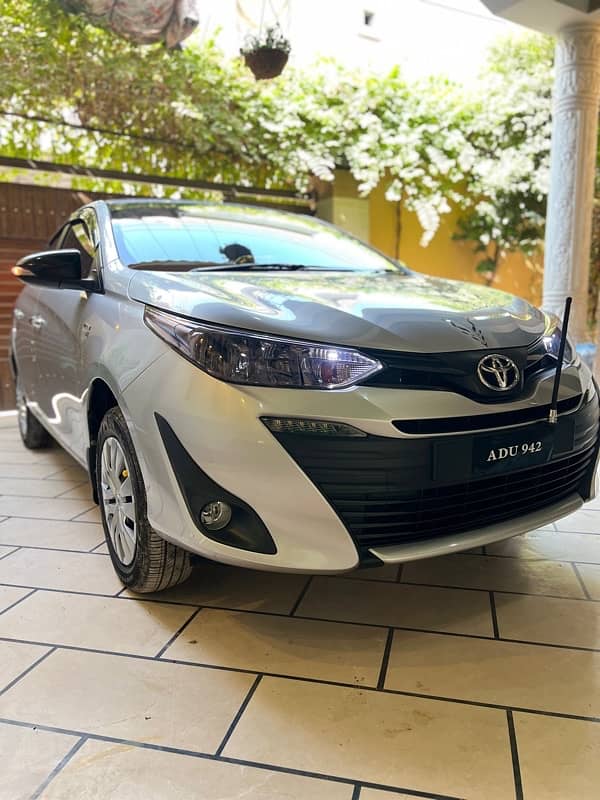 Toyota Yaris 2021 Total Geniune & Low Mileage Car Like Brand New 1