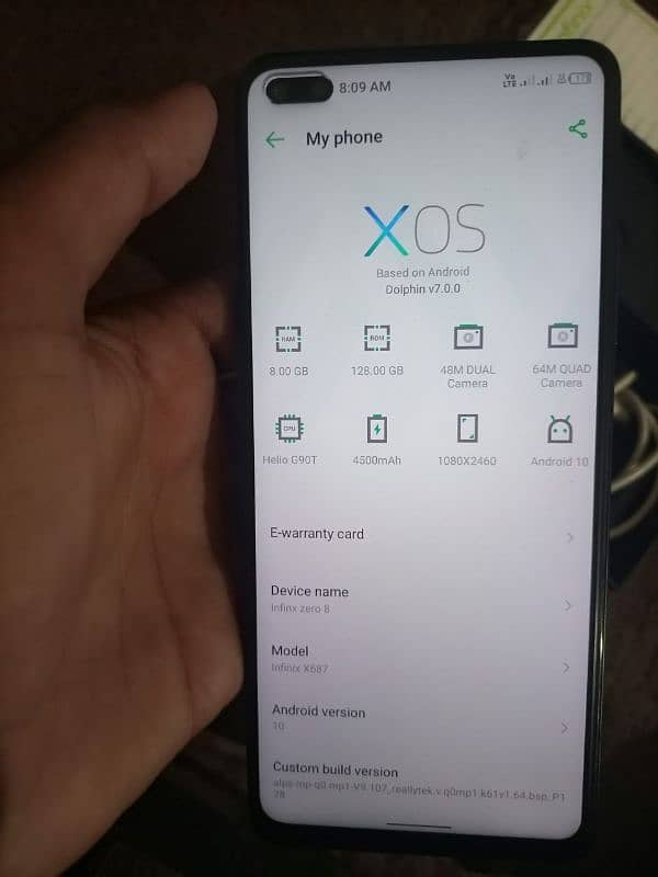 infinx zero 8 8gb 128gb 9