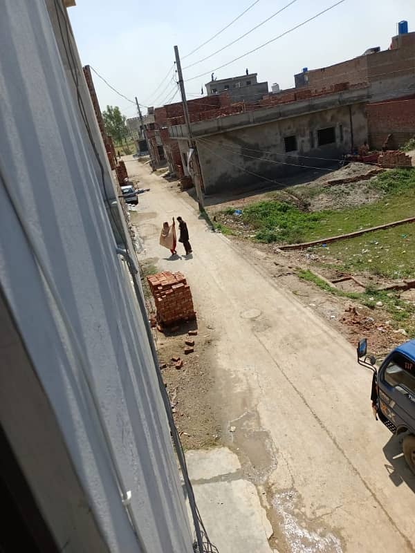 3 marla dabal story modern designing house electricity and gas line available  mean Firozpur Road khana stap sy 2 minutes ki distance pr 3