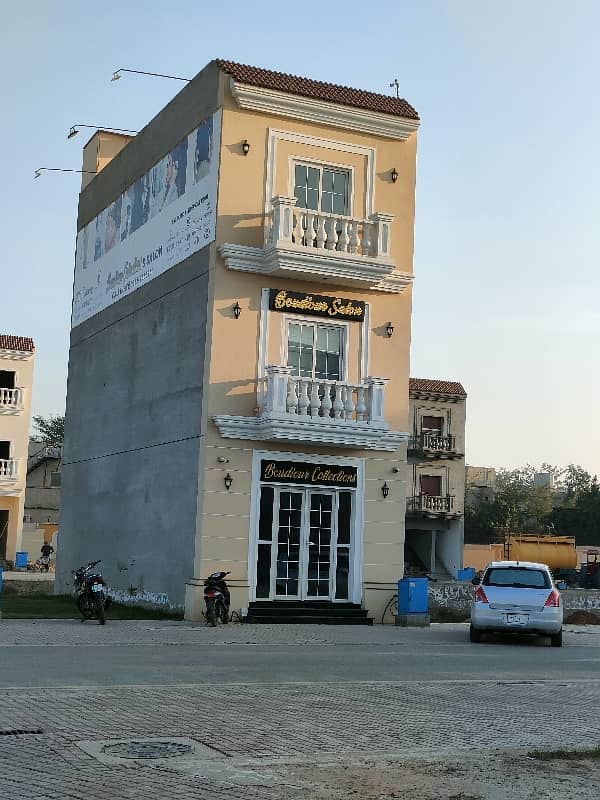 2.25 Marla Triple Storey Site Available For Rent At Green Avenue Commercial, Near Total Petroleum, 204 Chak, East Canal Road Faisalabad 0