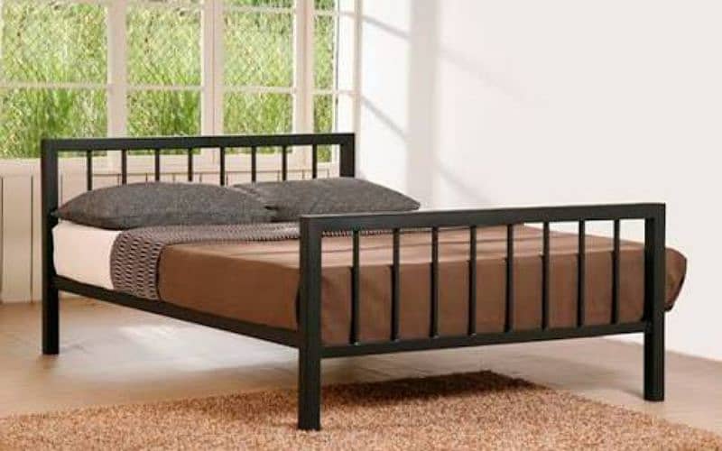 Iron bed / iron bed dressing side table / Double bed /Bed /  Furniture 0