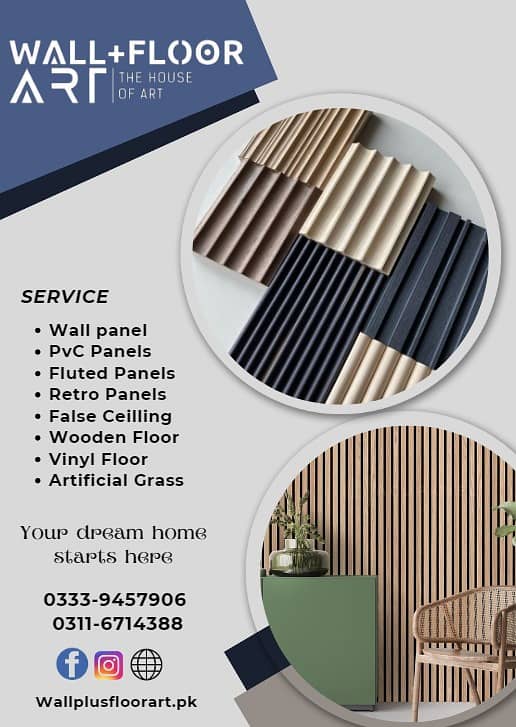 PvC Panels/ WPC Fluted panel / SPC Floor /Hard panel/solid panel 0