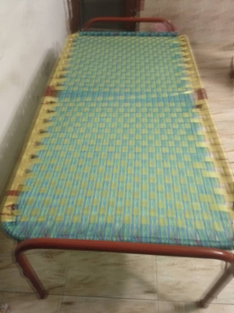 Single iron folding bed(palang) 2