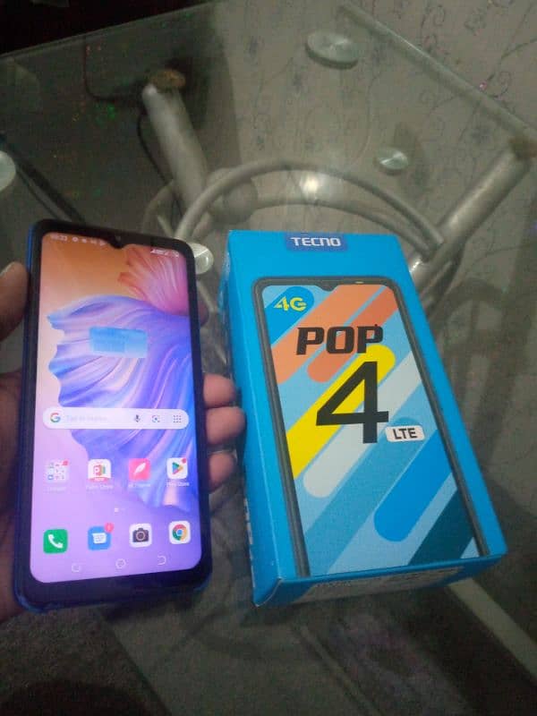 tecno pop 4 let 2/32 with box 0