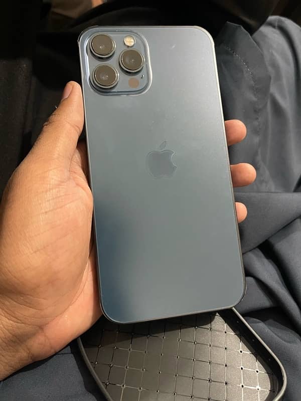 iphone 12Pro Max 256Gb Non Pta Sim time avilable FC Pacific Blue 0