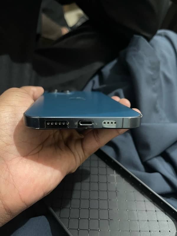 iphone 12Pro Max 256Gb Non Pta Sim time avilable FC Pacific Blue 2