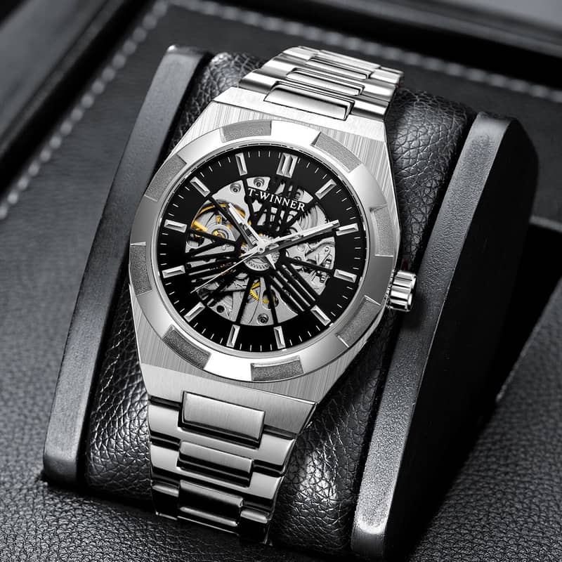 Stainless steel watch | Automatic watch | T-WINNER Original Watch 5